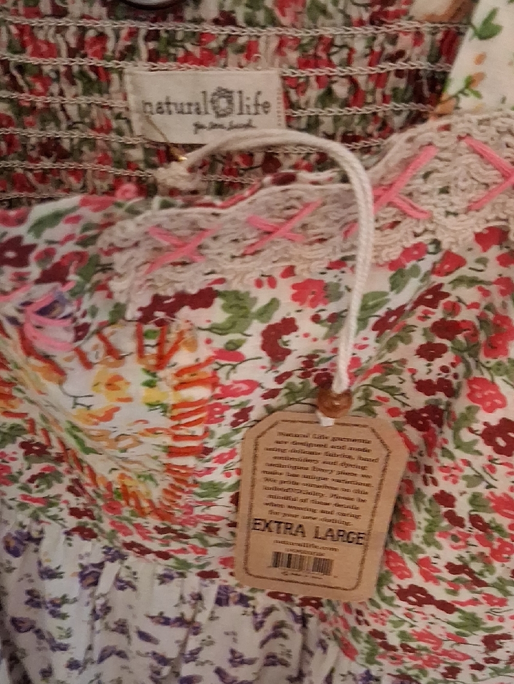 Natural life patchwork mini dress XL NWT - Picture 6 of 8